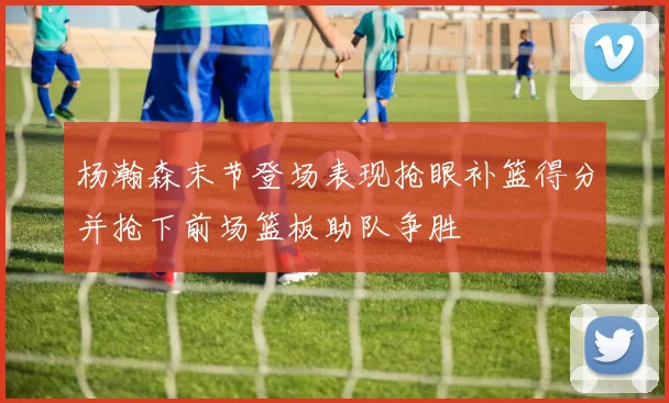 杨瀚森末节登场表现抢眼补篮得分并抢下前场篮板助队争胜